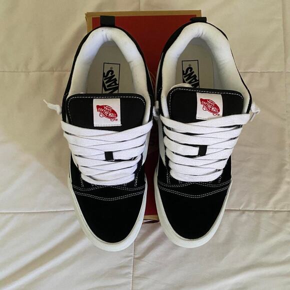 Vans knu skool black and white - size 11.5 M / 13 W US / 44.5 EU - Picture 6 of 7